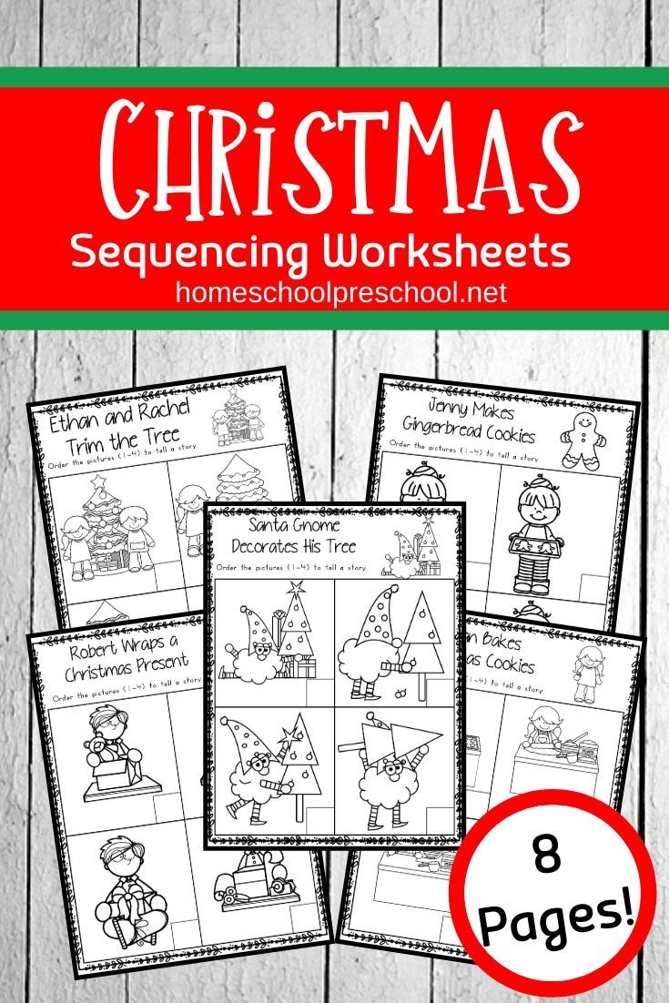 Free Printable Christmas Story Sequencing Pictures Ann C Borman