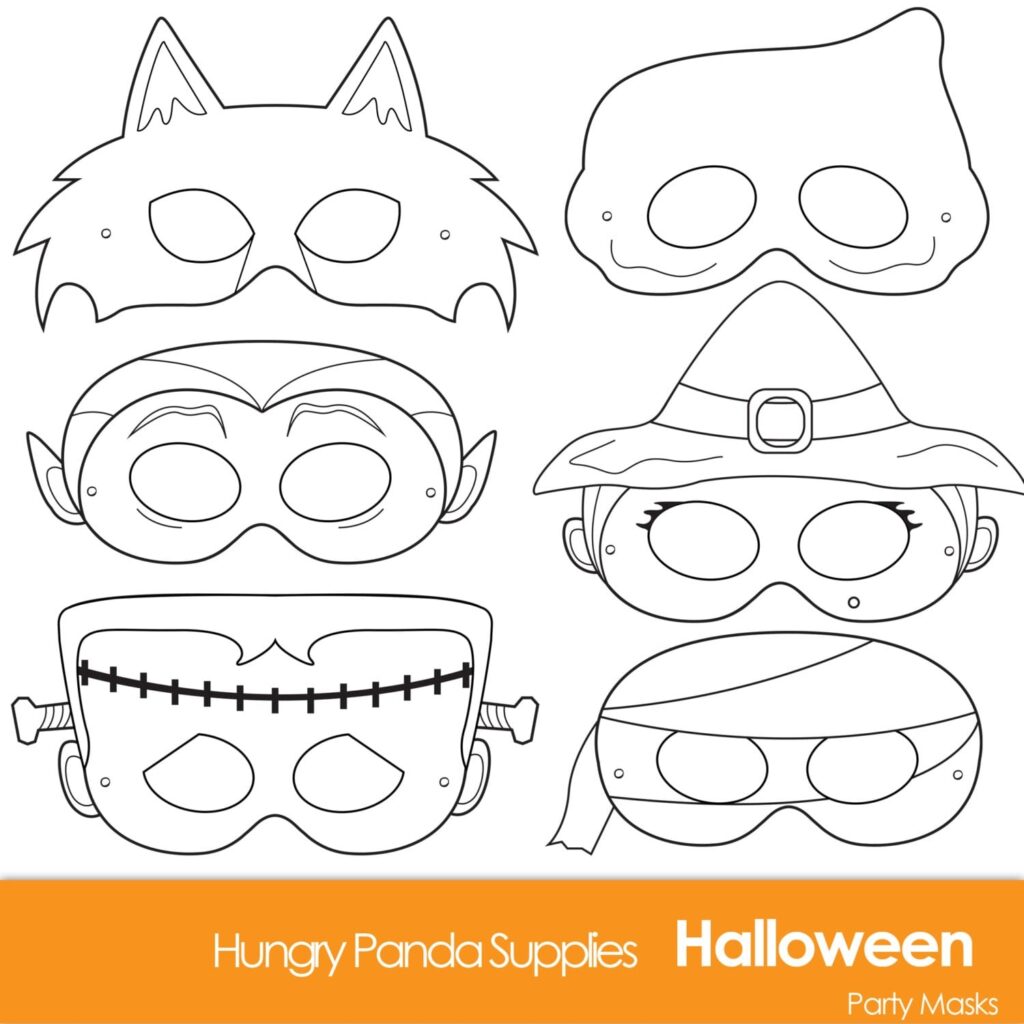 Free Printable Halloween Craft Templates kids Printable