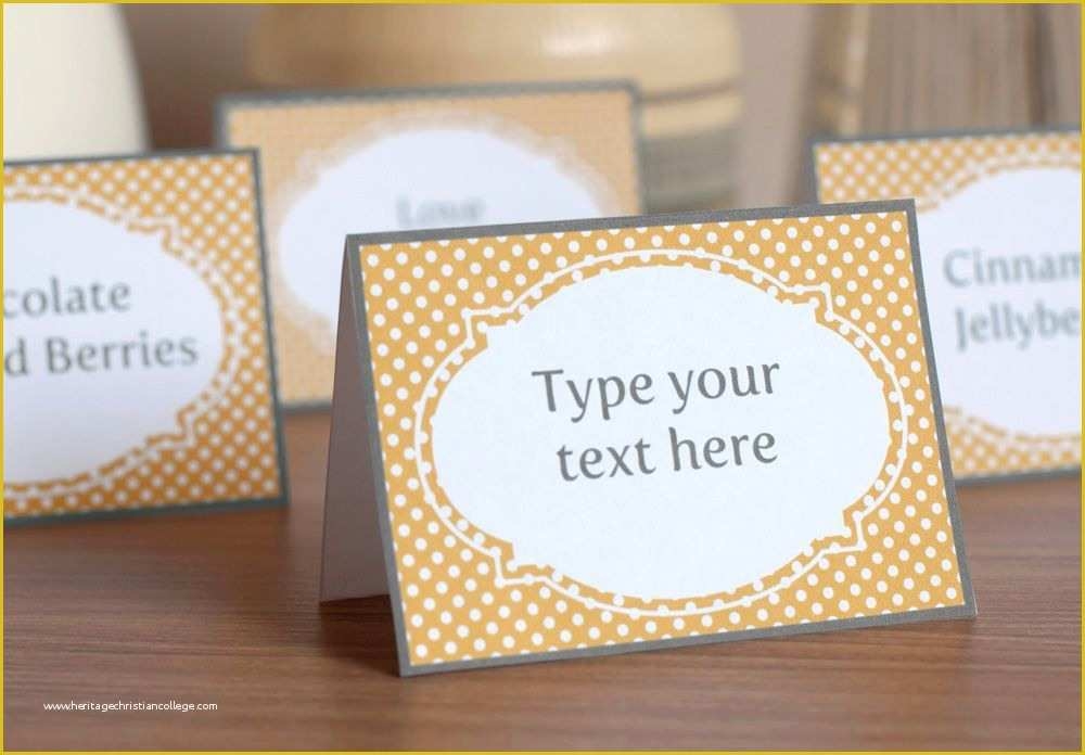Free Printable Tent Cards Templates Of Free Printable Candy Buffet 
