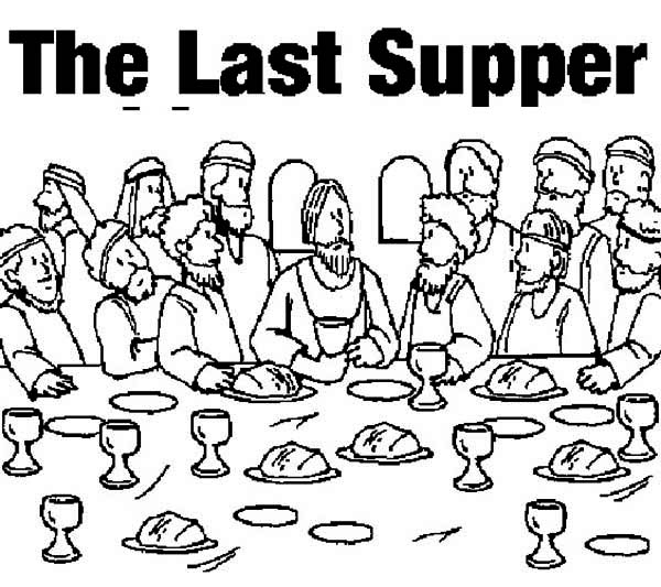 Last Supper Free Printable Coloring Page Free Printab Vrogue co