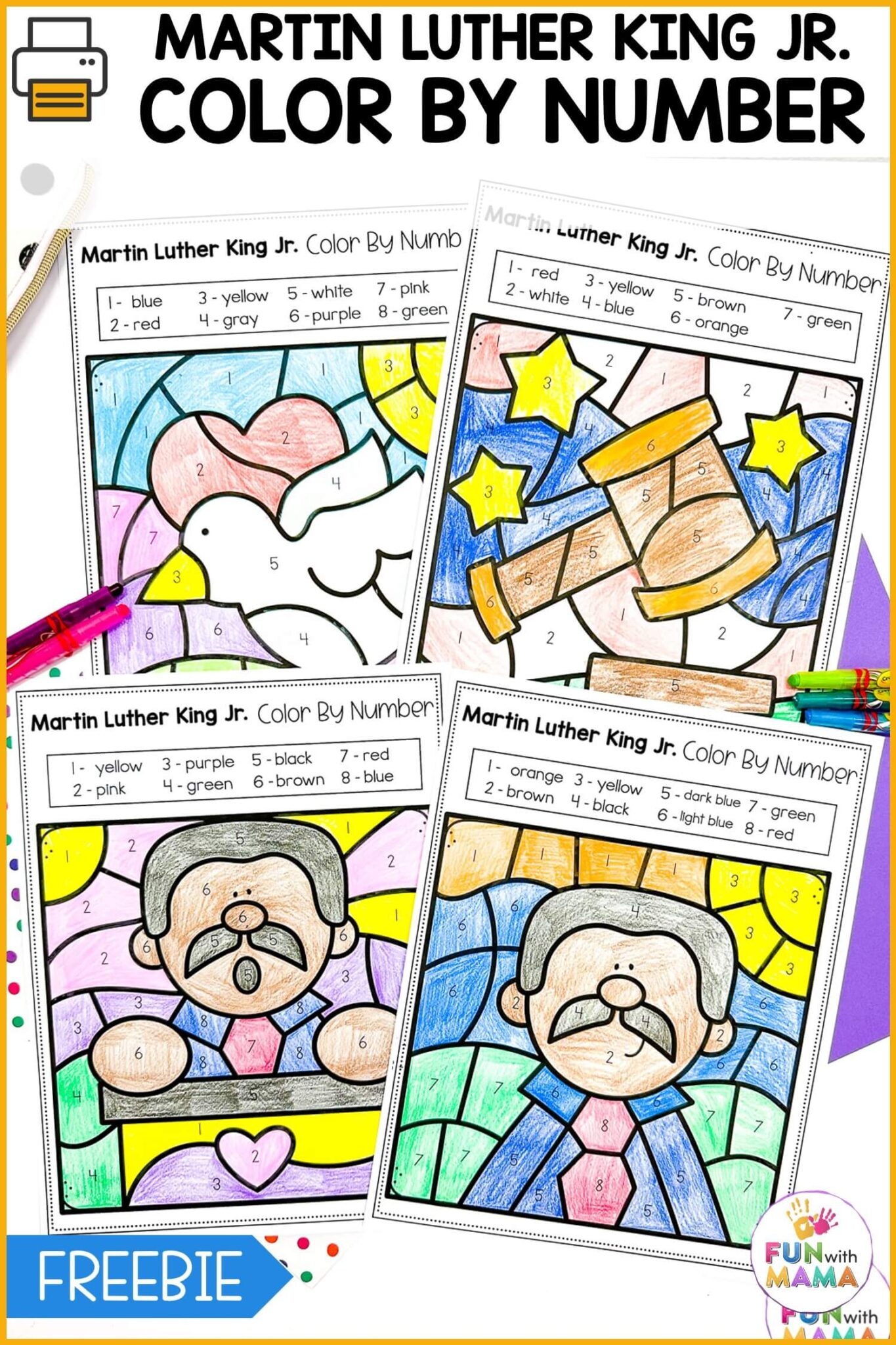 martin luther king jr printable pictures