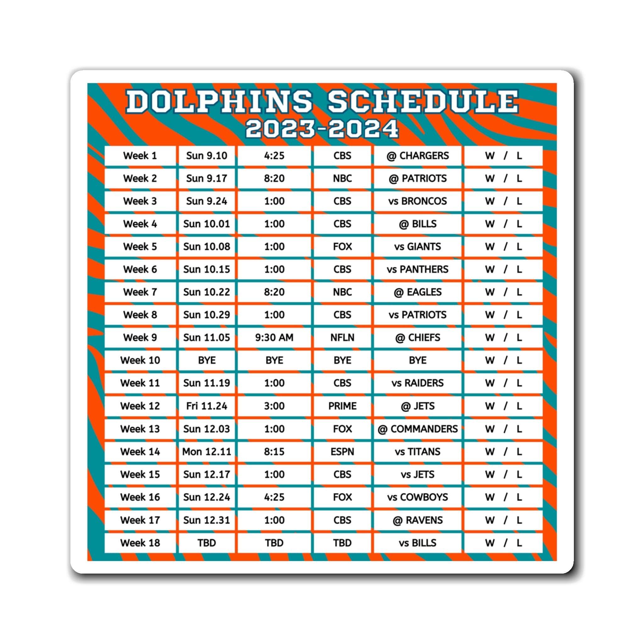Miami Dolphins 2023 Schedule Printable Dorie Diandra