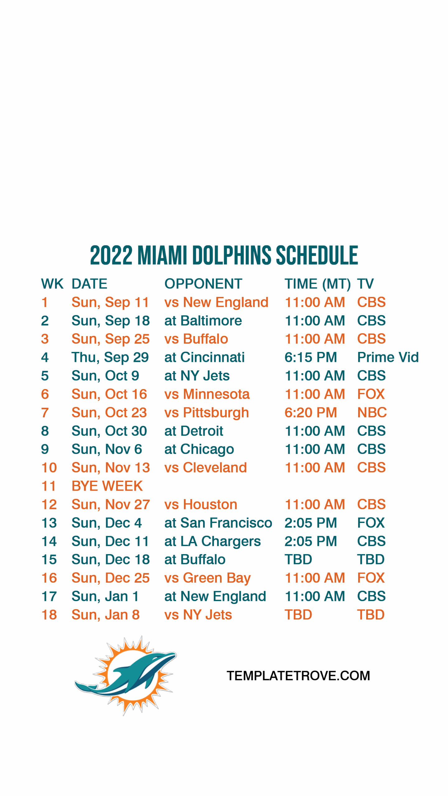 Miami Dolphins 2025 Calendar Printable Free Jonathan M Hansen