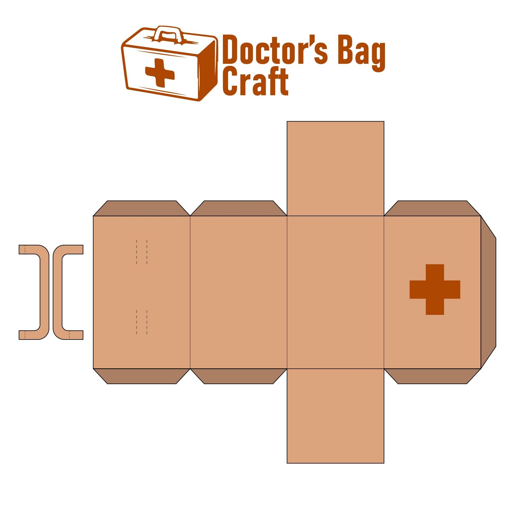 Printable Doctor Bag Craft Template Printable Word Searches