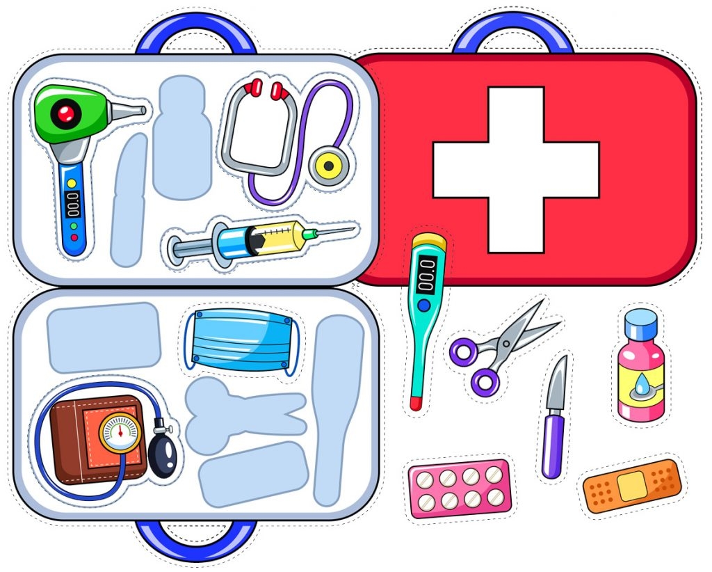 Printable Doctor Bag Craft Template Printable World Holiday