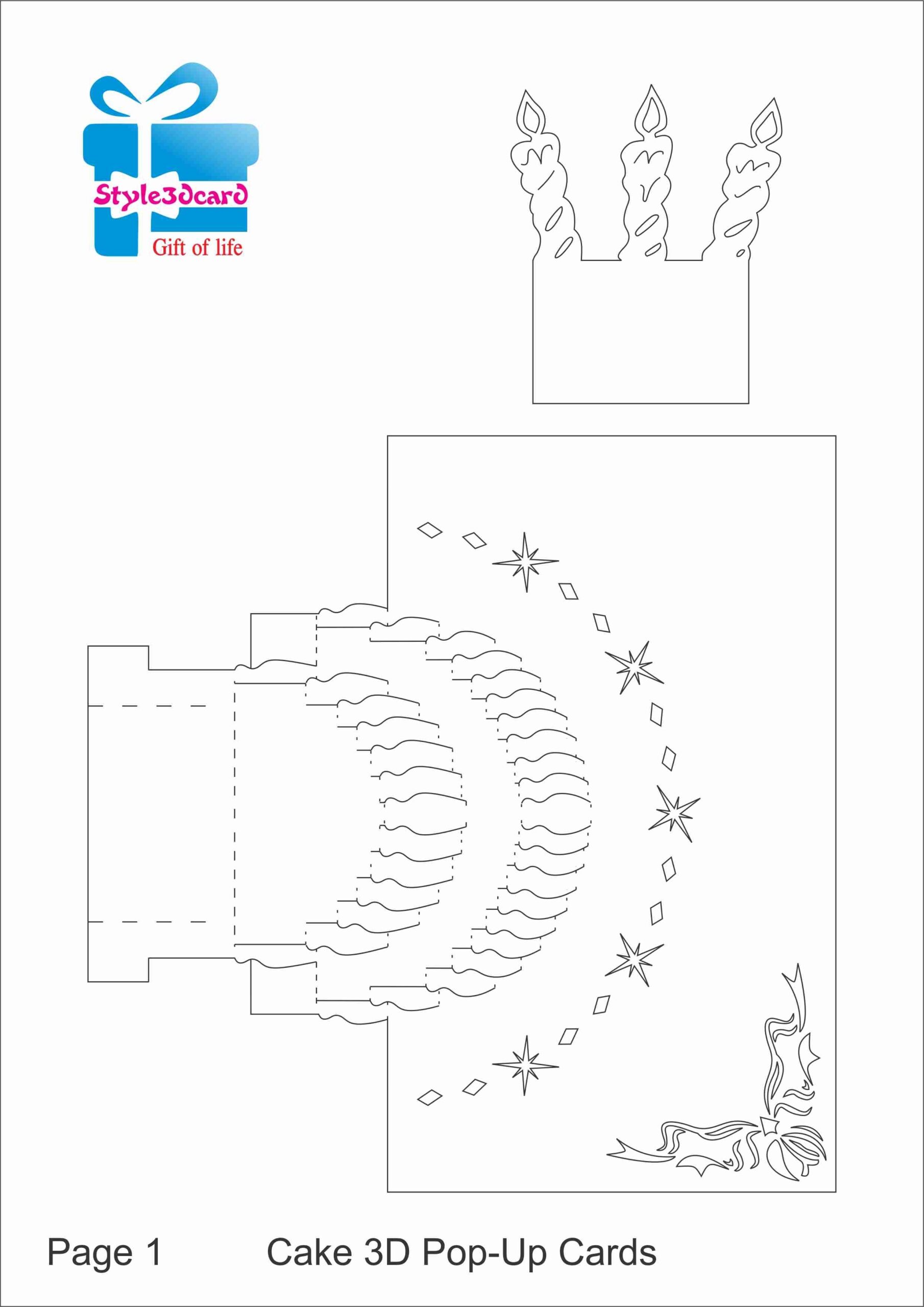009 Pop Up Birthday Card Template Ideas Inspirational Free Printable
