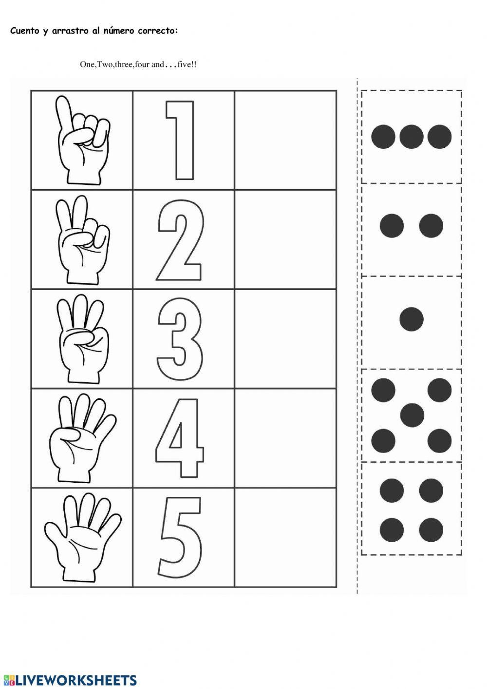 1 5 Numbers Worksheet Live Worksheets Worksheets Library