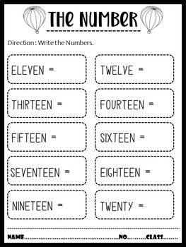 1 50 Numbers Worksheet The Numbers Worksheet Printable Worksheet 