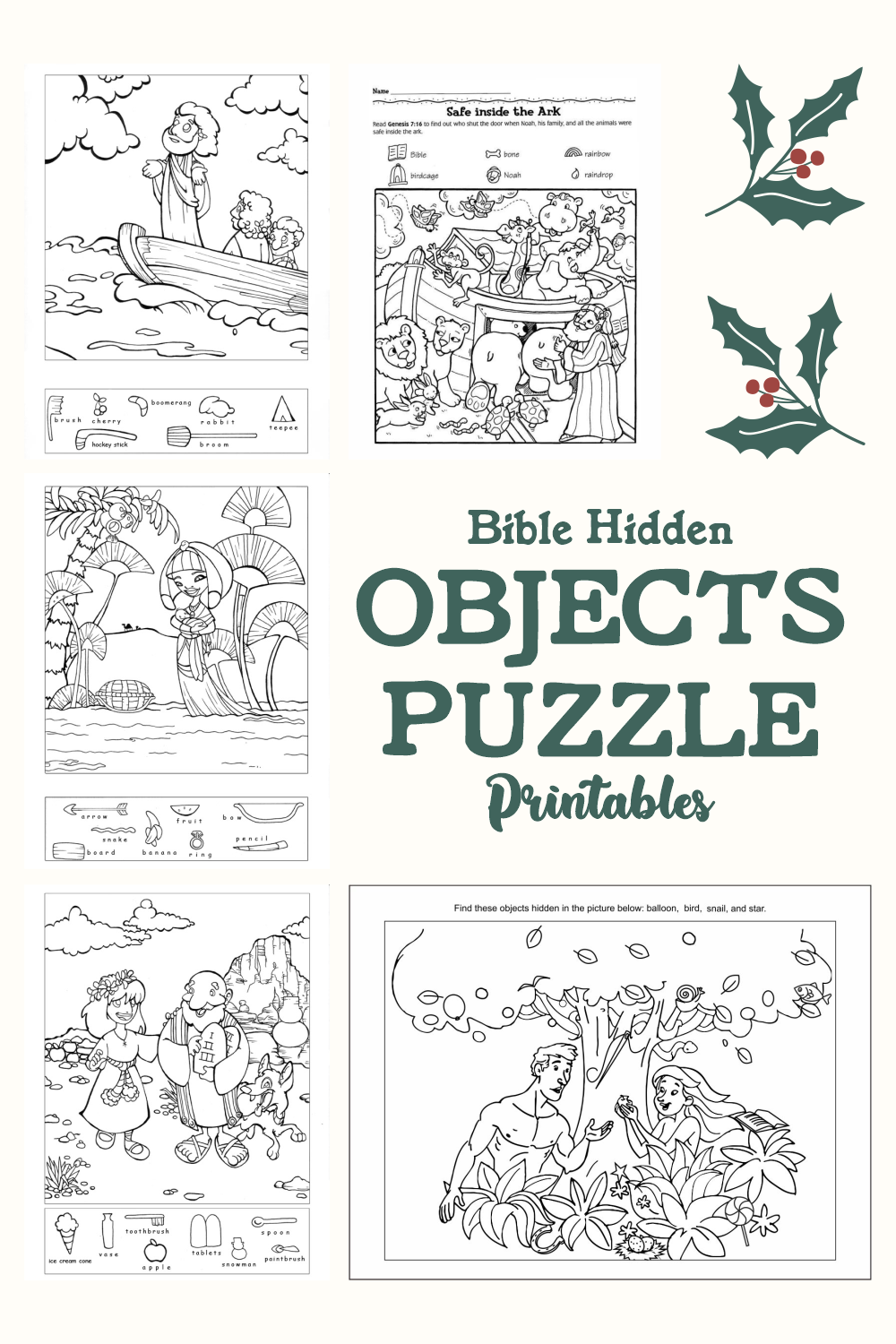 10 Best Bible Printables Hidden Objects Puzzle PDF For Free At Printablee