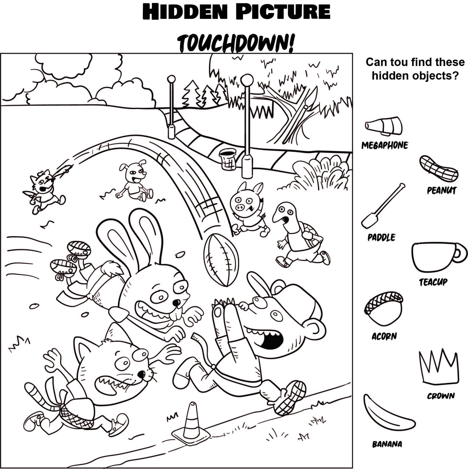 10 Best Highlight Picture Hidden Objects Printable Printablee Hidden 