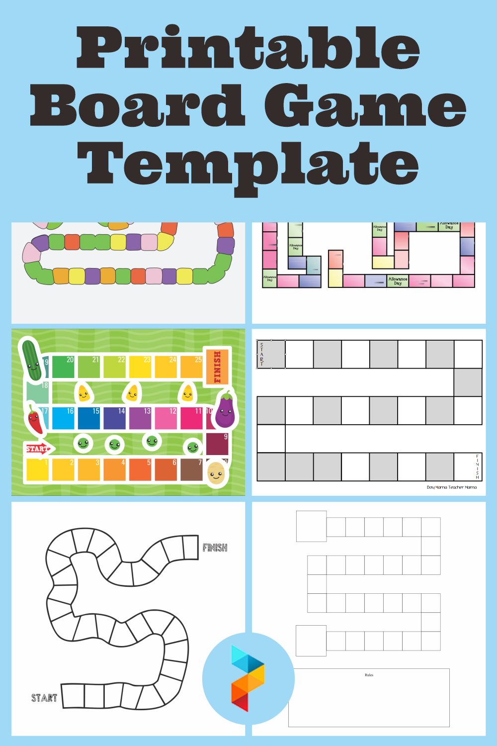 free printable board game generator