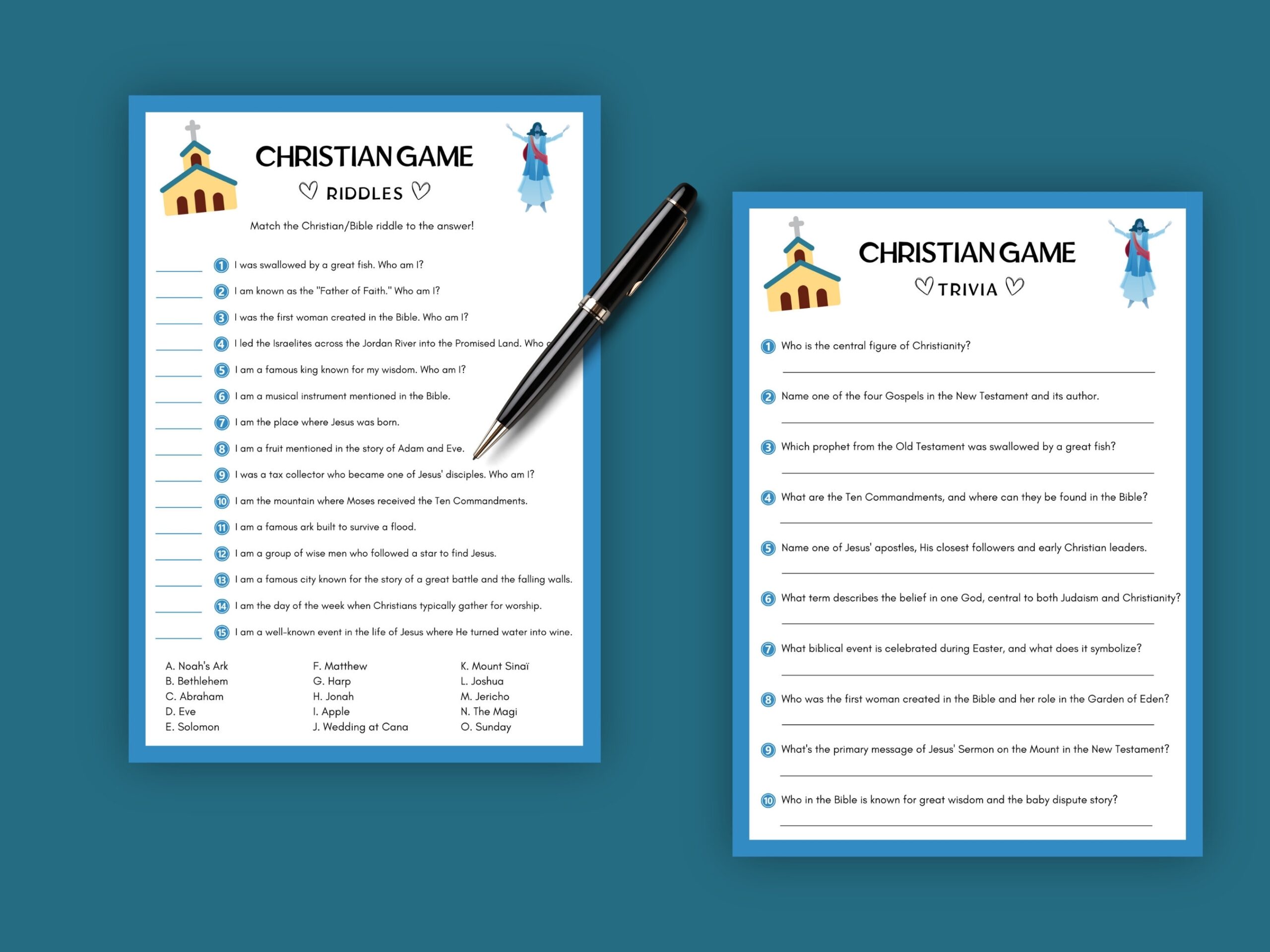 free printable christian games for valentines