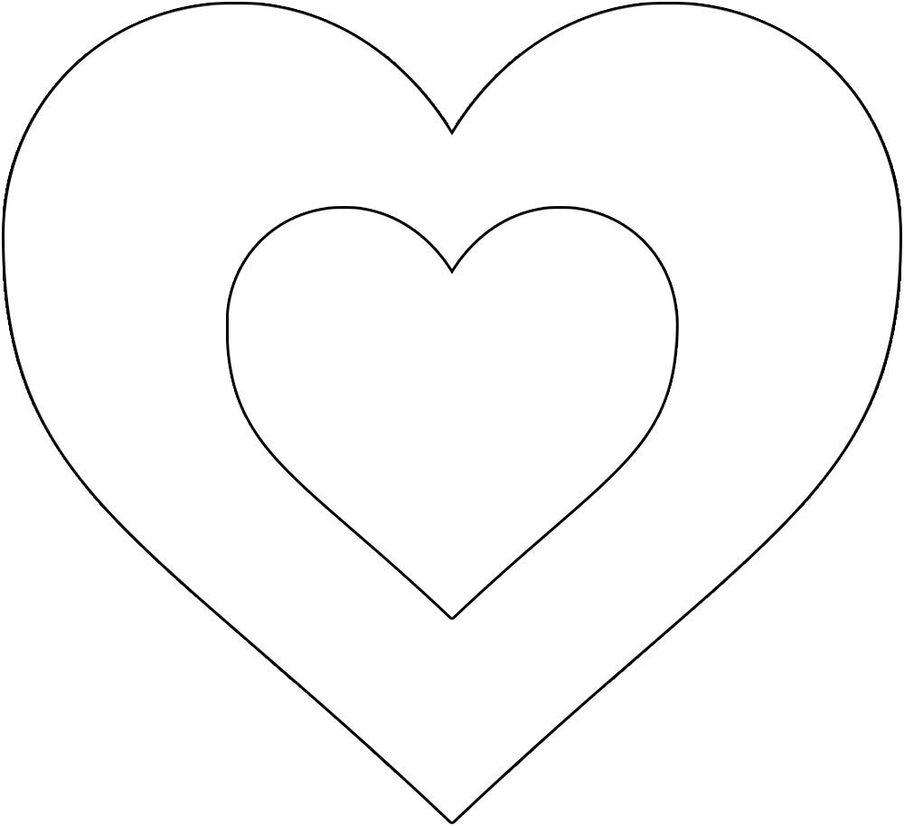 10 Inch Heart Template Printable Printable Calendars AT A GLANCE