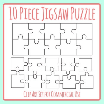 10 Piece Jigsaw Puzzle Template