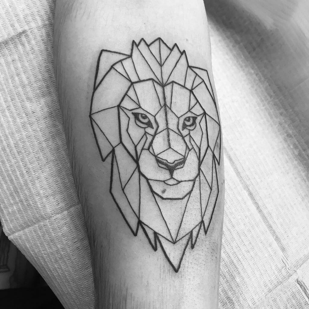101 Amazing Geometric Lion Tattoo Designs You Need To See Outsons 