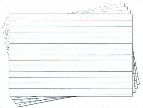 11 Customize Our Free Printable 4X6 Index Card Template For Ms Word By 