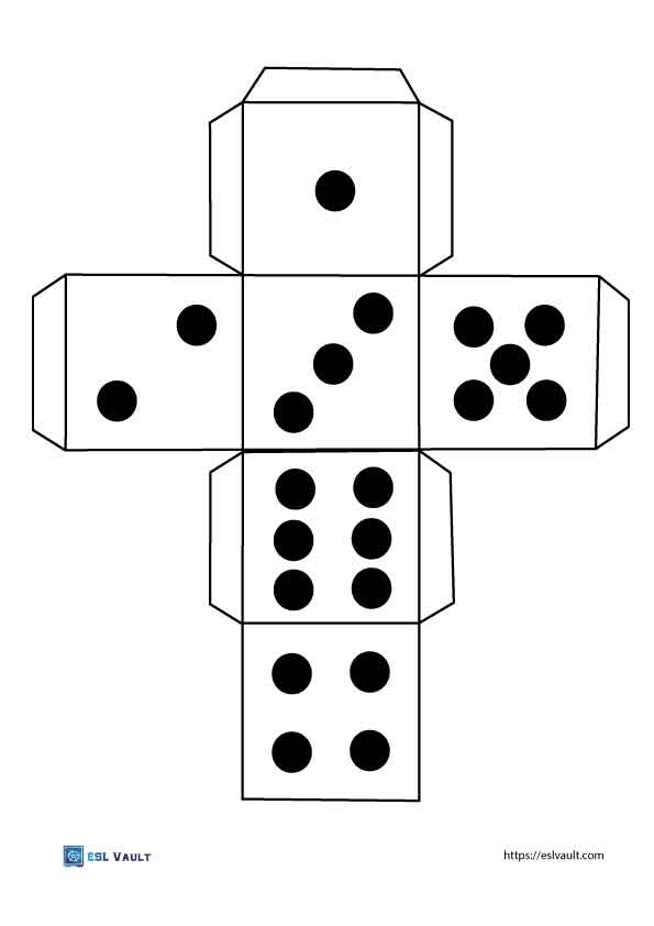 11 Free Printable Activity Dice ESL Vault