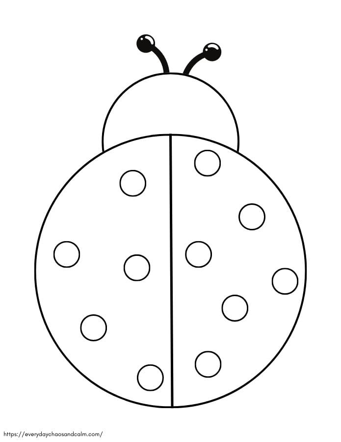14 Free Printable Ladybug Templates For Crafts
