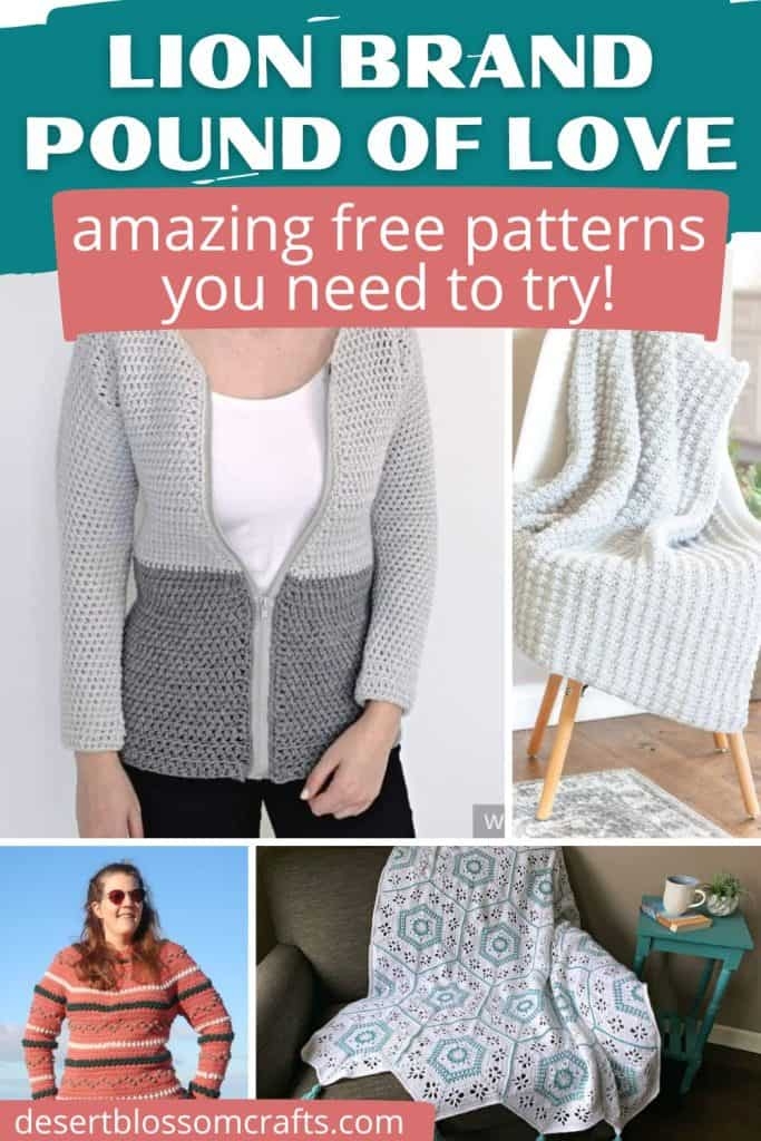 15 Lion Brand Pound Of Love Crochet Patterns