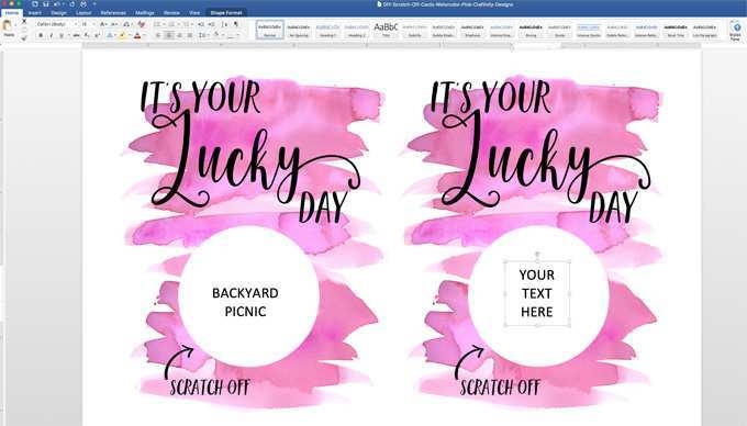 15 Printable Scratch Card Template Maker For Printable Scratch Card 
