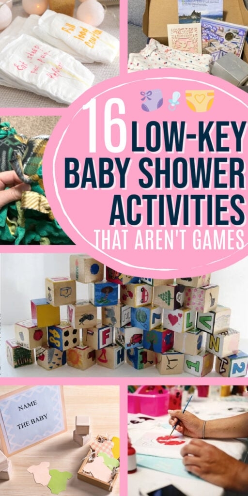 non printable shower games and activities