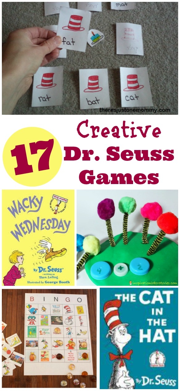 17 Cat In The Hat Dr Seuss Games with FREE Printables 