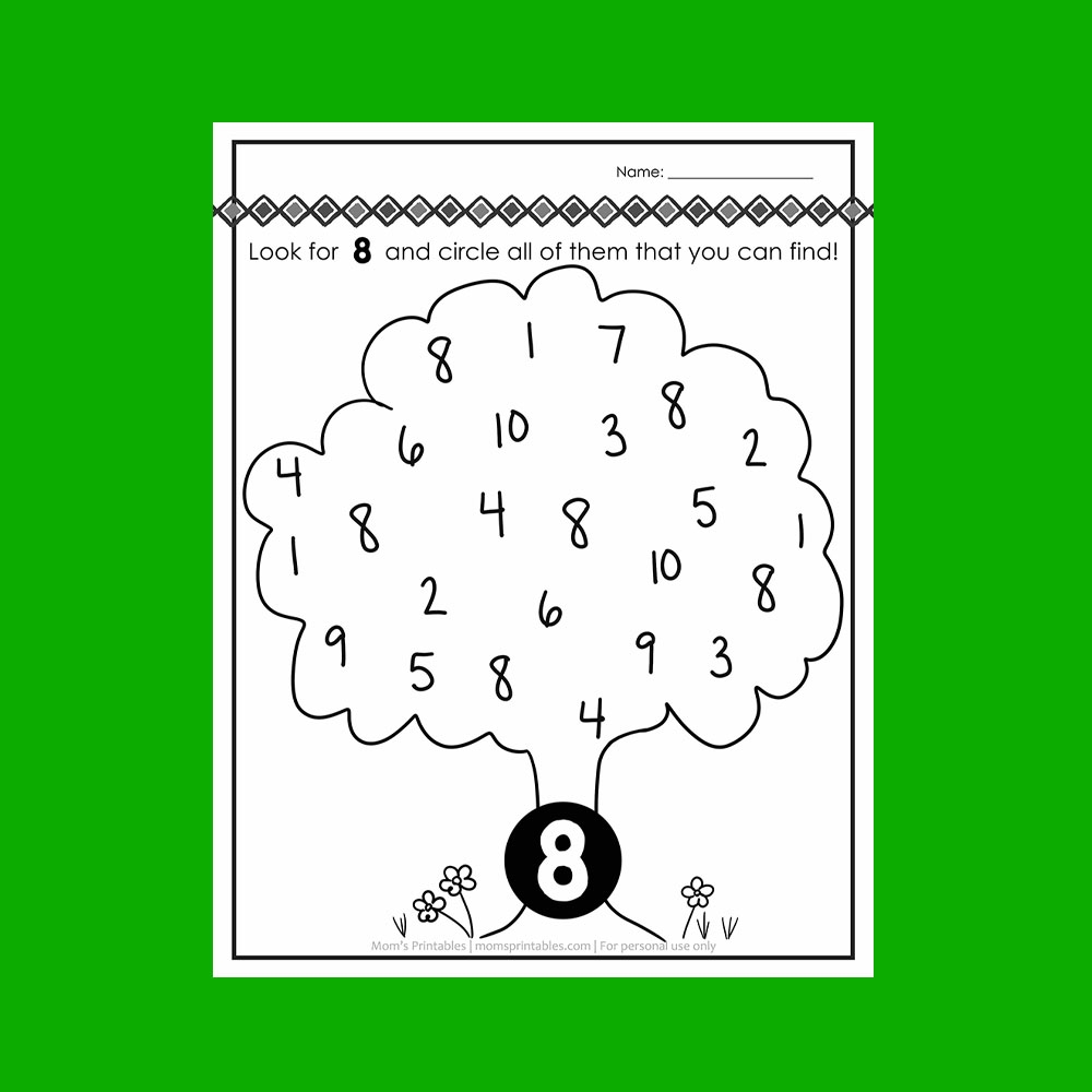 identify numbers worksheet