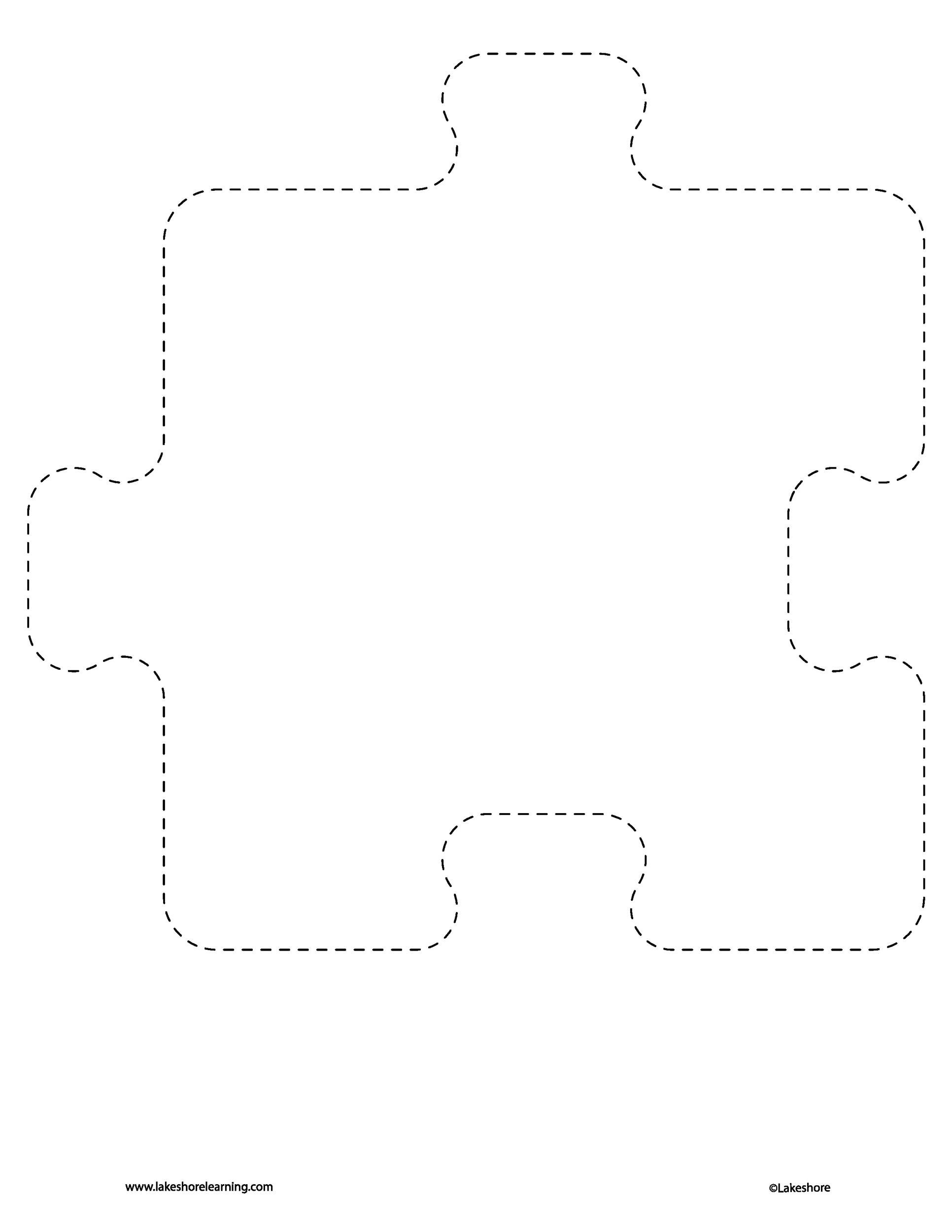 19 Printable Puzzle Piece Templates Template Lab