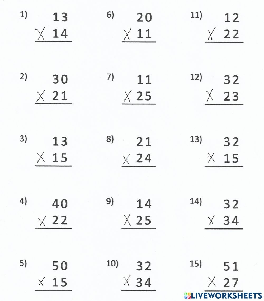 4 digit numbers worksheets