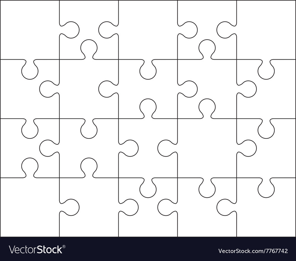 20 Piece Puzzle Template Printable Printable Templates