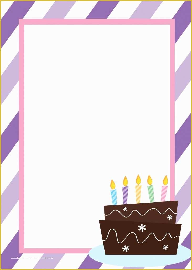 21st Birthday Card Templates Free Of Free Printable Birthday Invitation