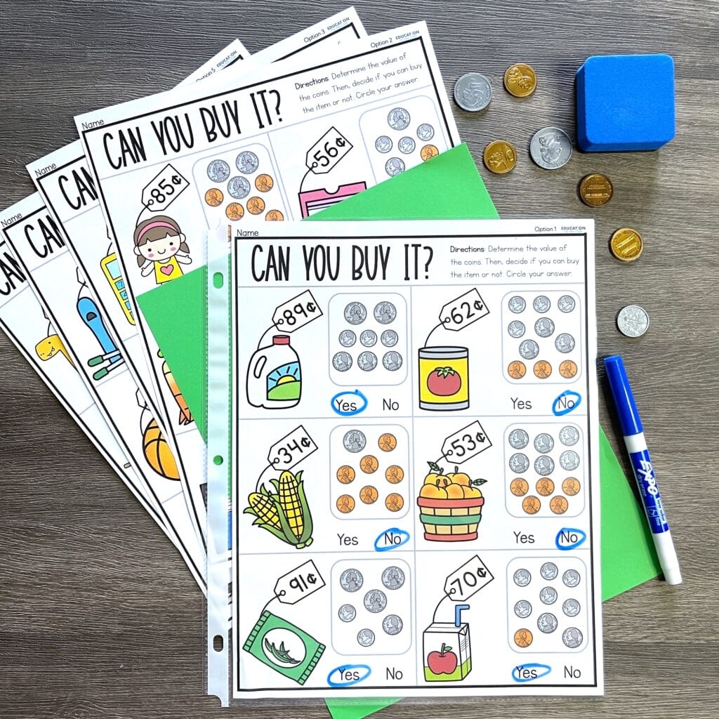 23 Money Activities For Primary Students Education To The Core