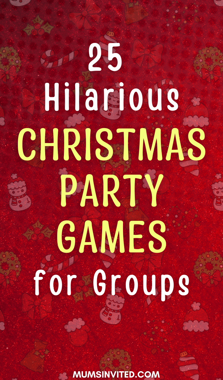 25 Fun Christmas Party Games For Large Groups Christmas Games 