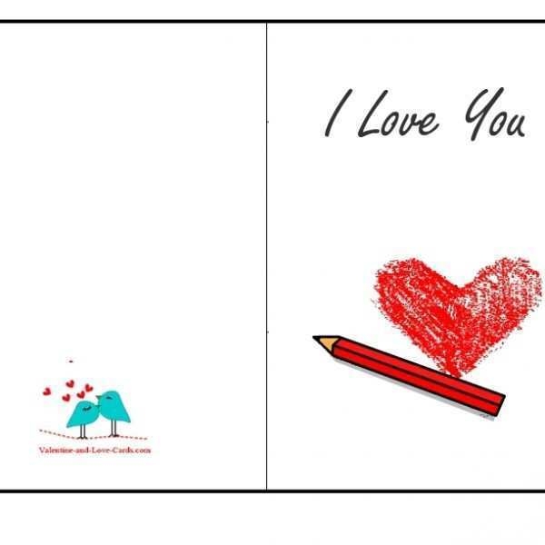 26 Blank Printable Love Card Template Layouts For Printable Love Card 