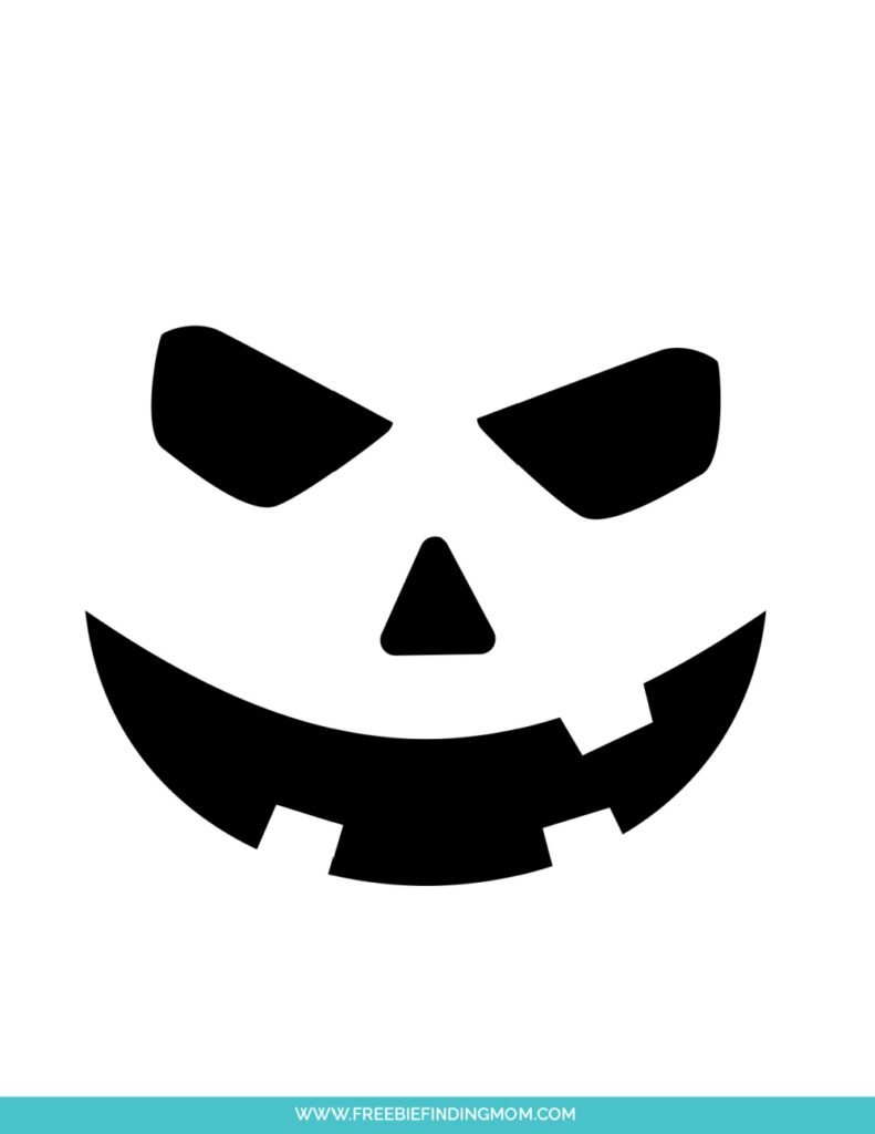 3 Free Printable Easy Pumpkin Carving Stencils