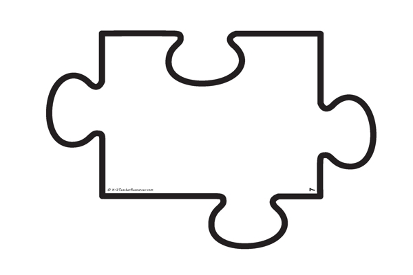 3 Piece Jigsaw Puzzle Template Cliparts co