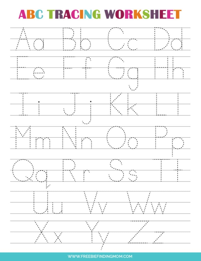 abc and numbers worksheets