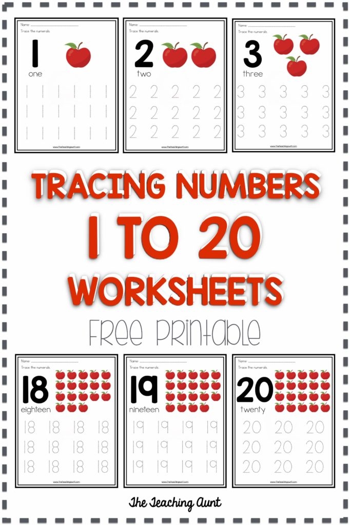 30 Writing Numbers Worksheet 1 20 Worksheets Decoomo