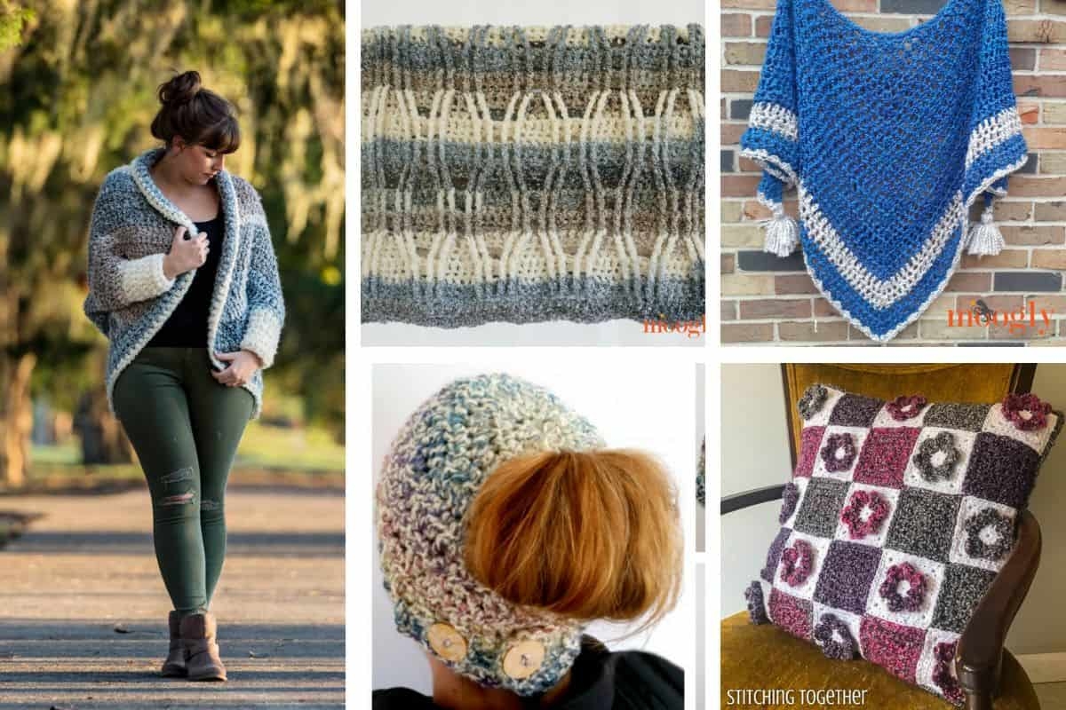 31 Lion Brand Homespun Yarn Patterns KaylinKeller