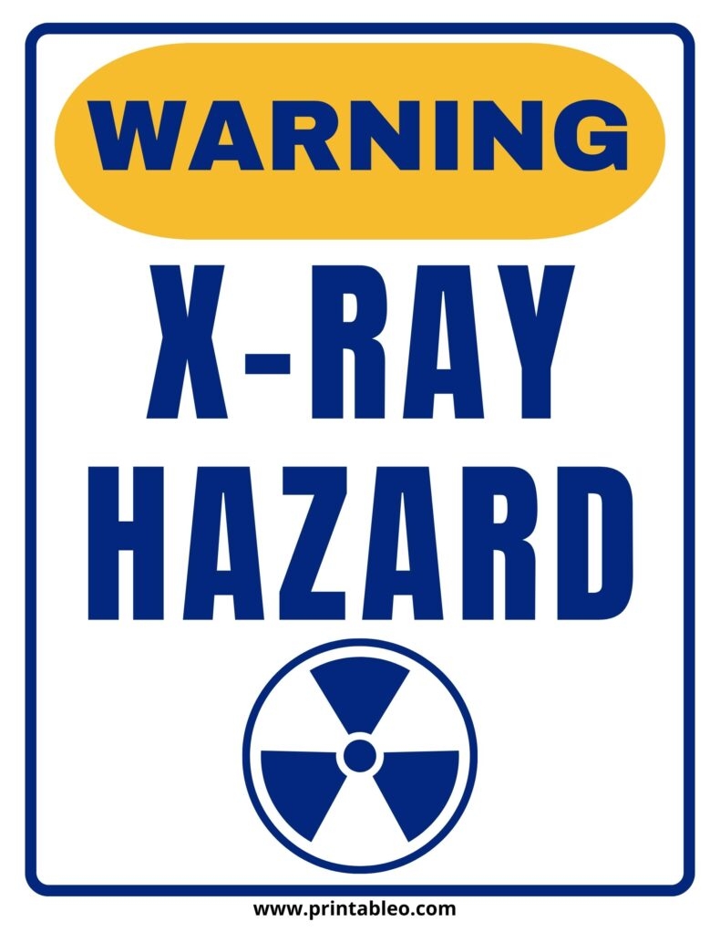 33 Printable X Ray Sign FREE PDF Printableo Com