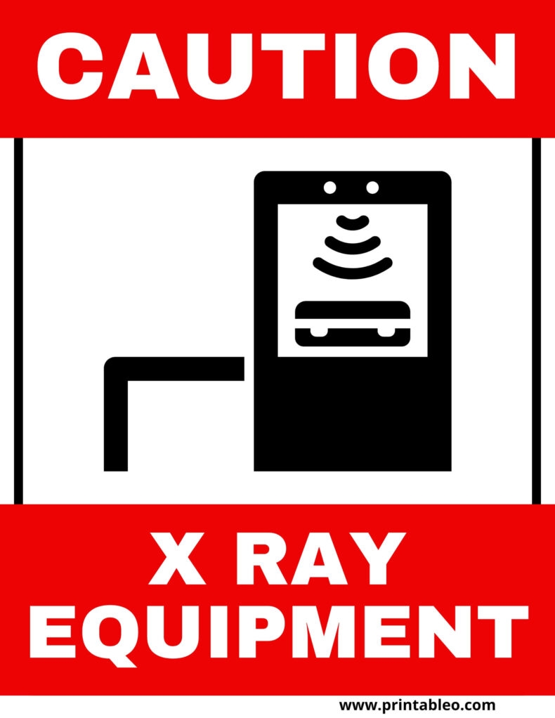 33 Printable X Ray Sign FREE PDF Printableo Com