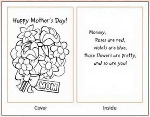 34 Customize Mother S Day Card Templates To Colour For Ms Word By 