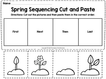 4 Step Sequencing Printable Worksheets By The Keeper Of The Memories