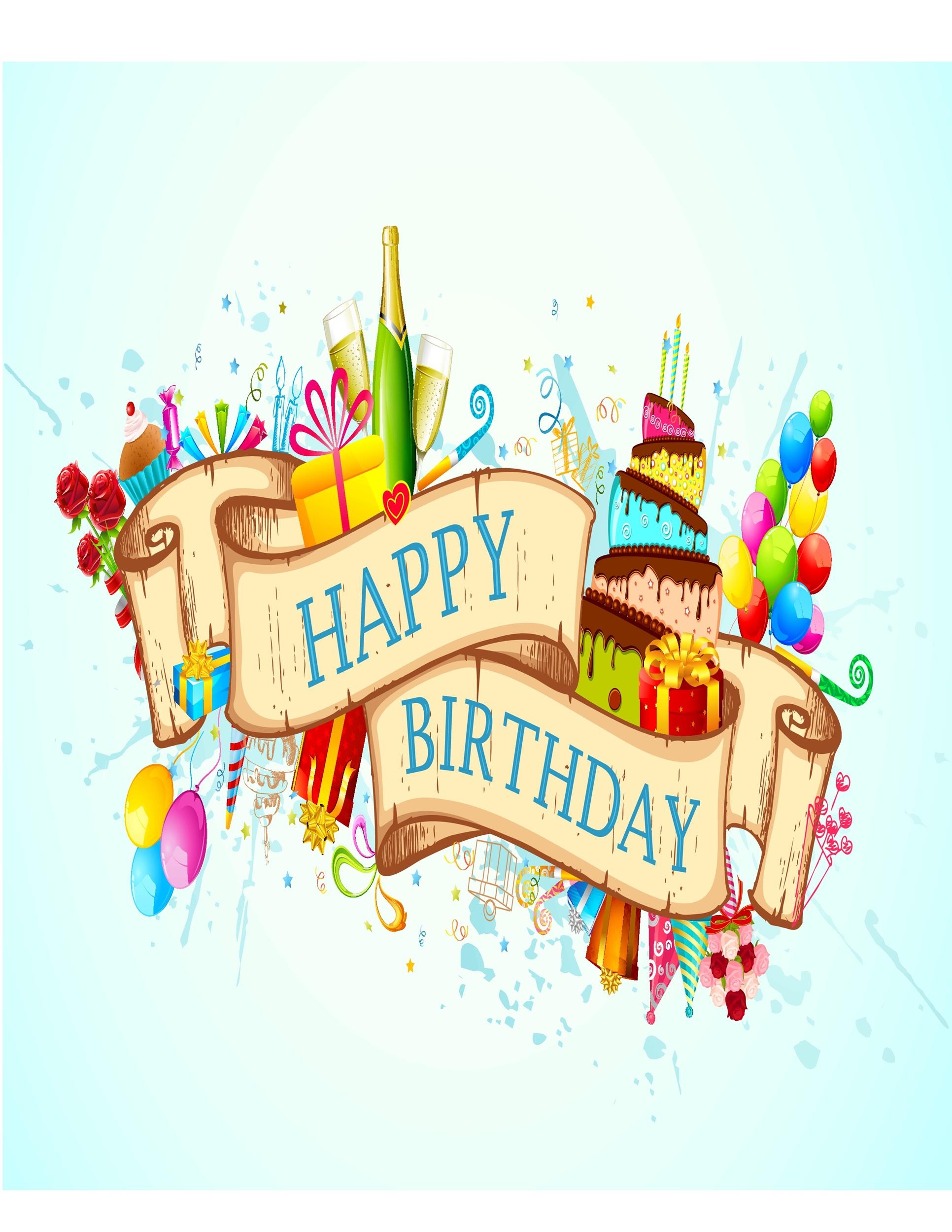 free printable photo birthday card template