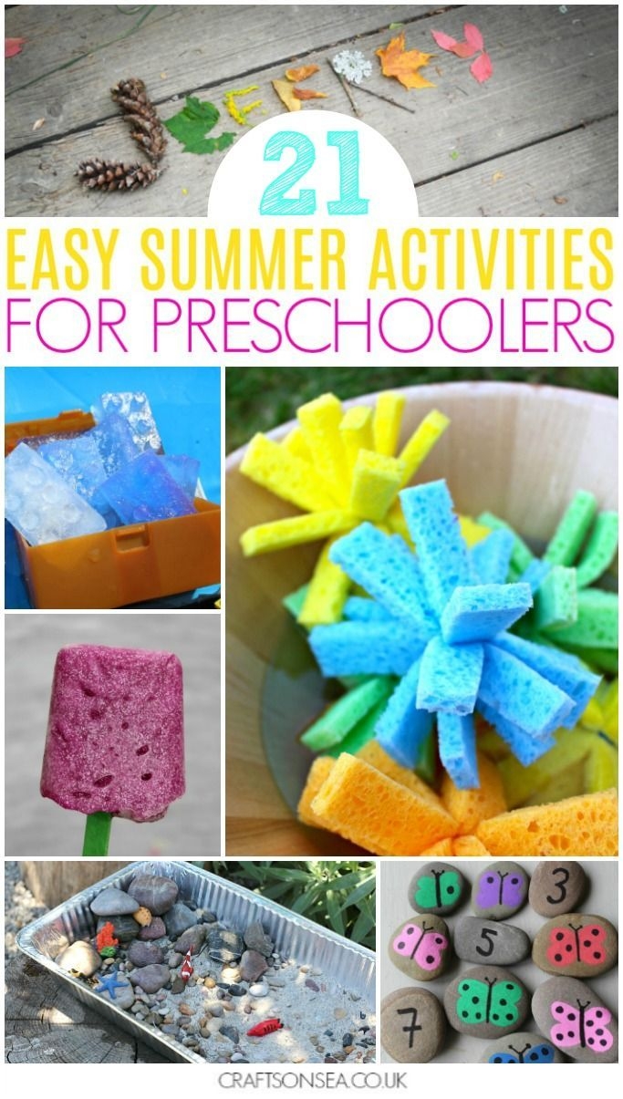 40 Super Fun Summer Activities For Preschoolers Summer Preschool 
