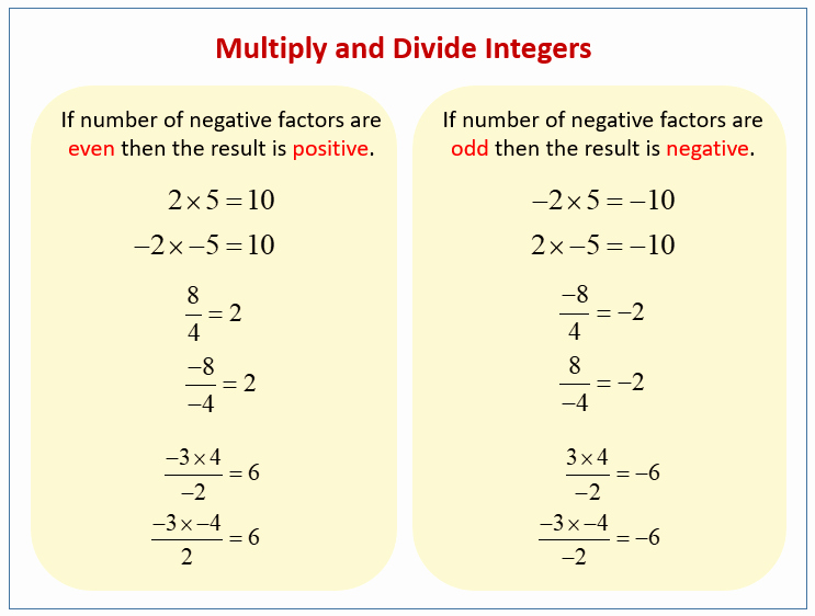 49 Multiplying Negative Numbers Worksheet Chessmuseum Template Library