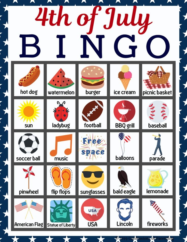 free printable 4th of july pictures