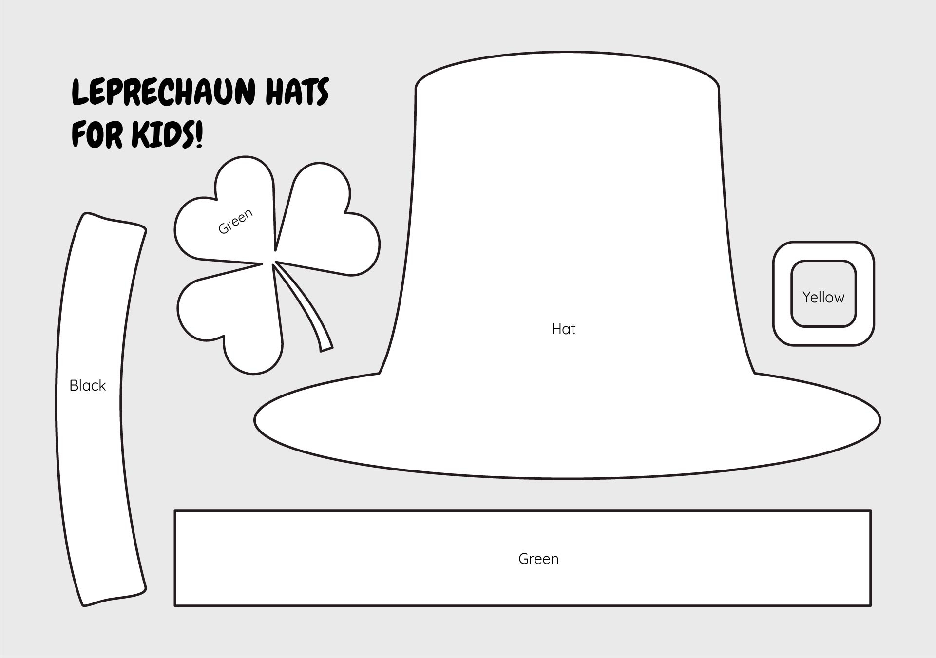 5 Best Images Of St Patrick 39 s Day Templates Printables St Patrick 39 s 