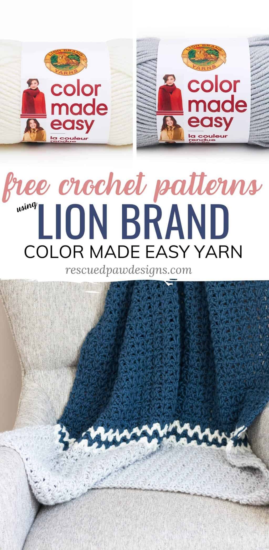 color made easy lion brand yarn