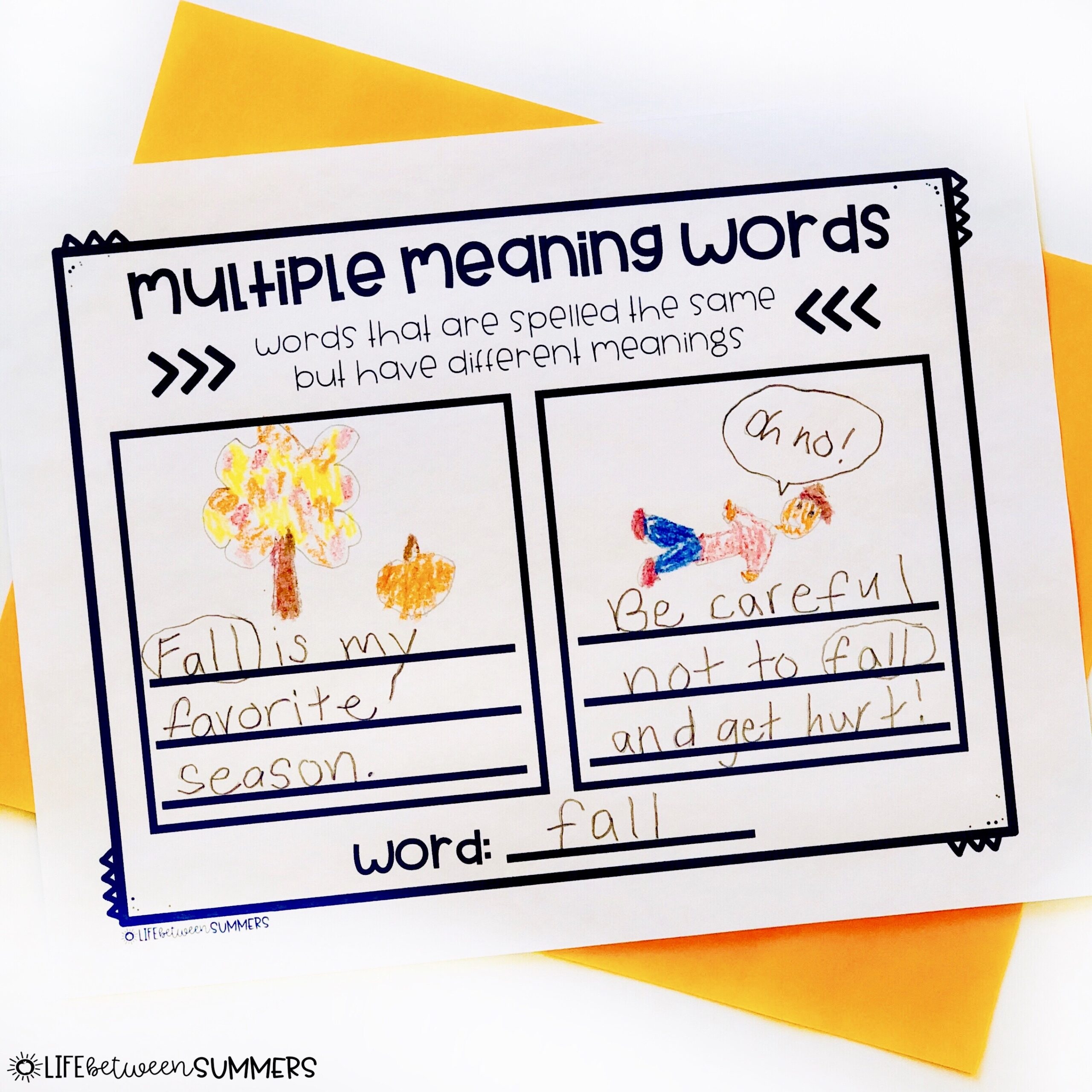 5 Engaging Multiple Meaning Word Activities Life Between Summers